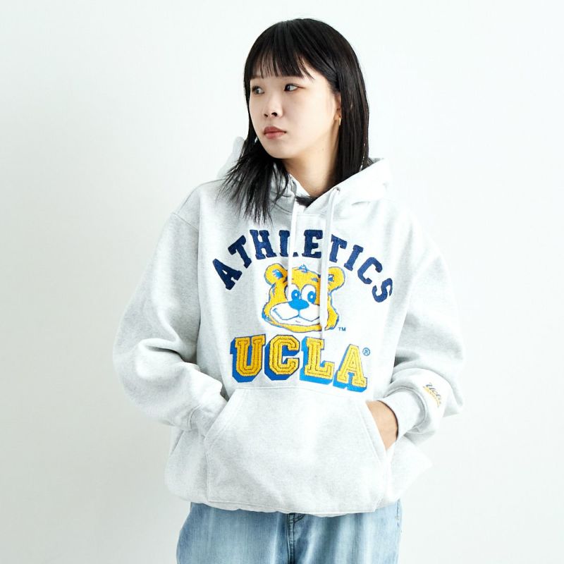 UCLA [ユーシーエルエー] サガラ刺繍ロゴ スウェットパーカー [244AN2PK014]｜ジーンズファクトリー公式通販サイト - JEANS  FACTORY Online Shop