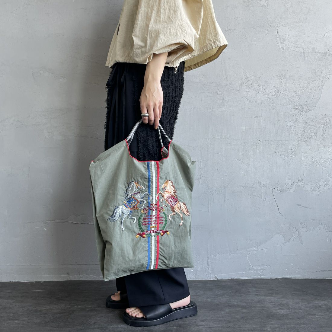 Ball&Chain [ボールアンドチェーン] エコバッグ TWO.HORSES [TWOHORSES] 30102411