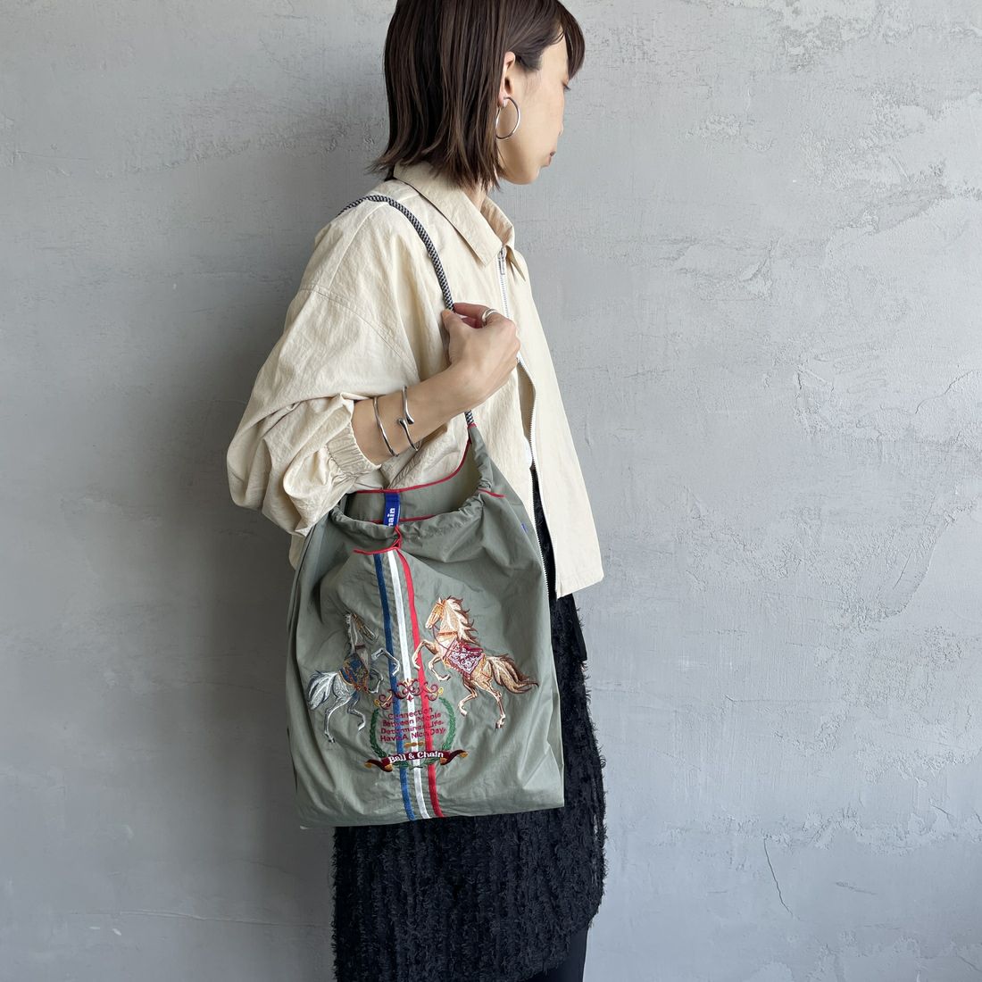 Ball&Chain [ボールアンドチェーン] エコバッグ TWO.HORSES [TWOHORSES] 30102411