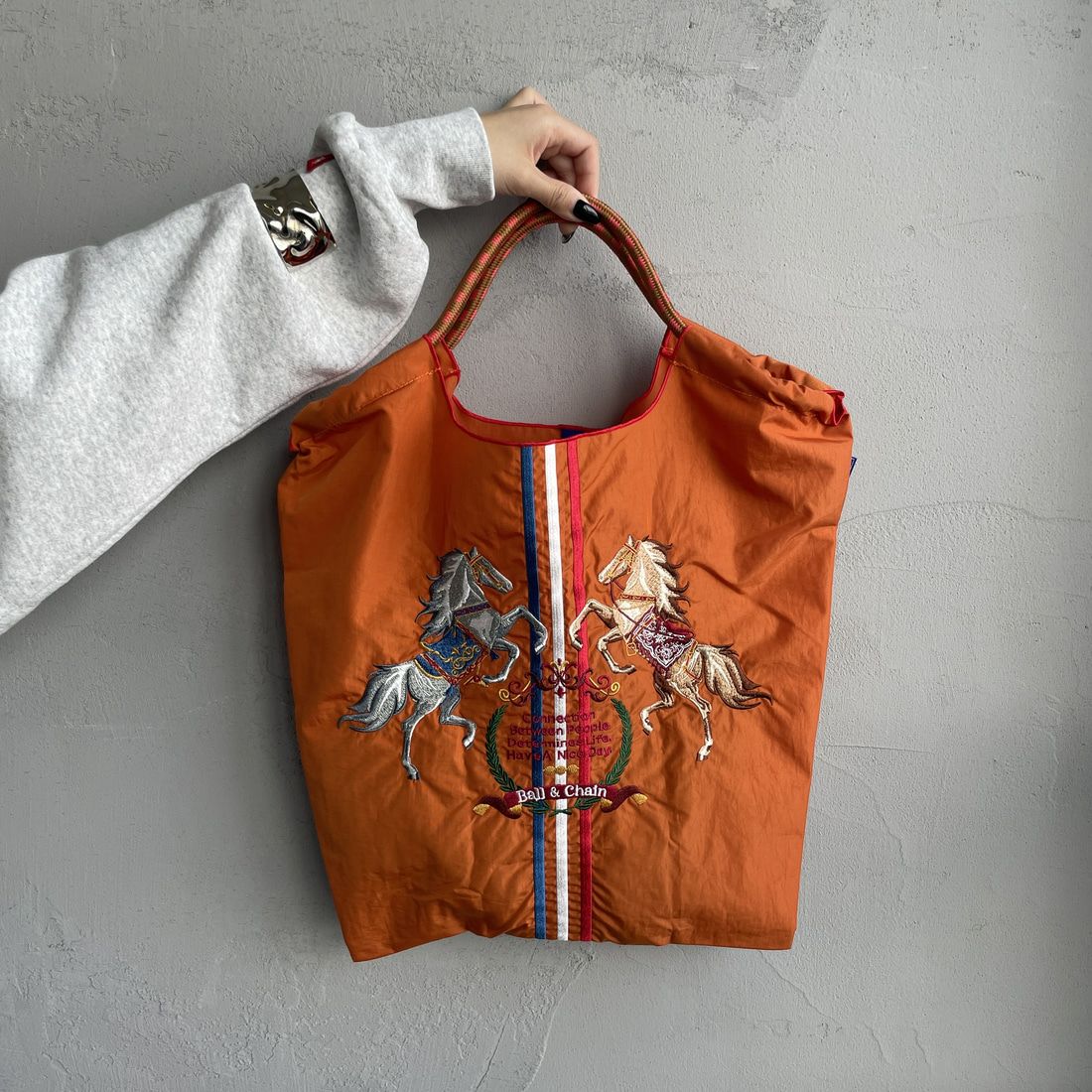 Ball&Chain [ボールアンドチェーン] エコバッグ TWO.HORSES [TWOHORSES] 30102407
