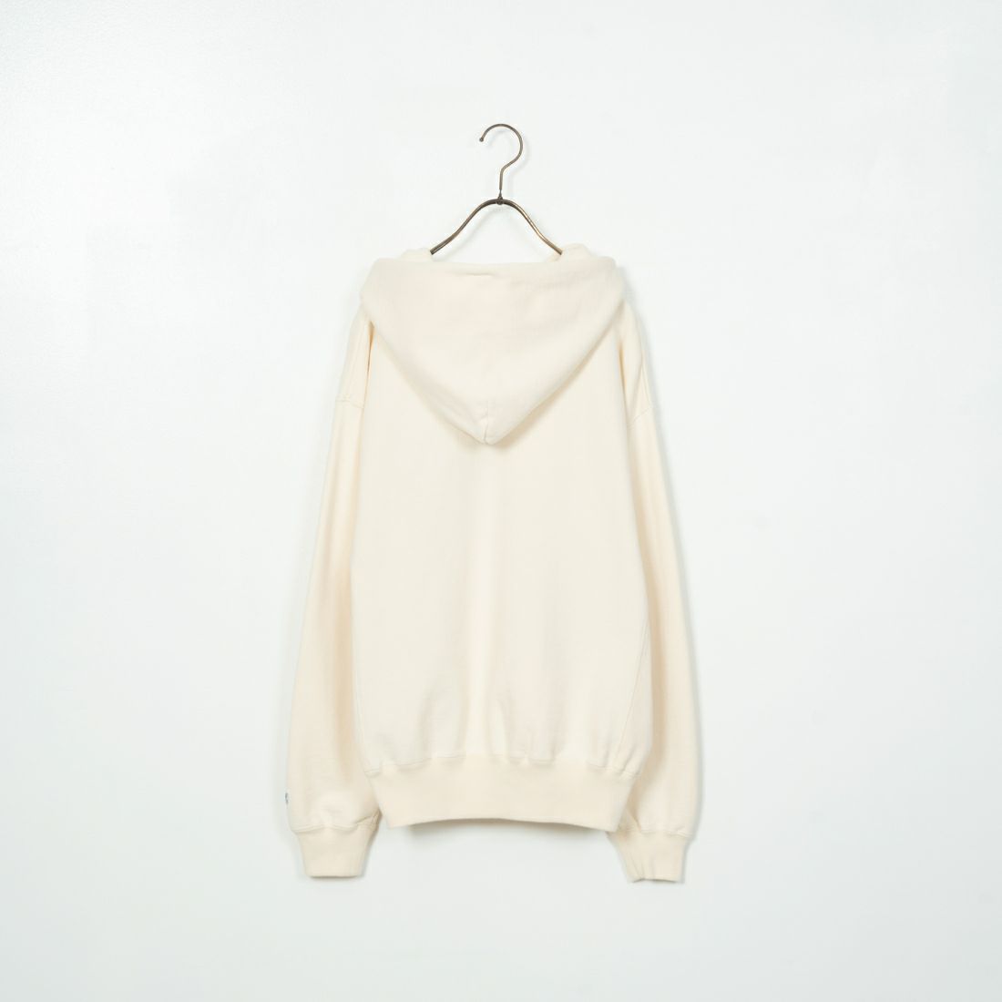 The Endless Summer [エンドレスサマー] 別注 BUHI フロッキーロゴプリント スウェットパーカー [FH-24774506-JF] 05 IVORY