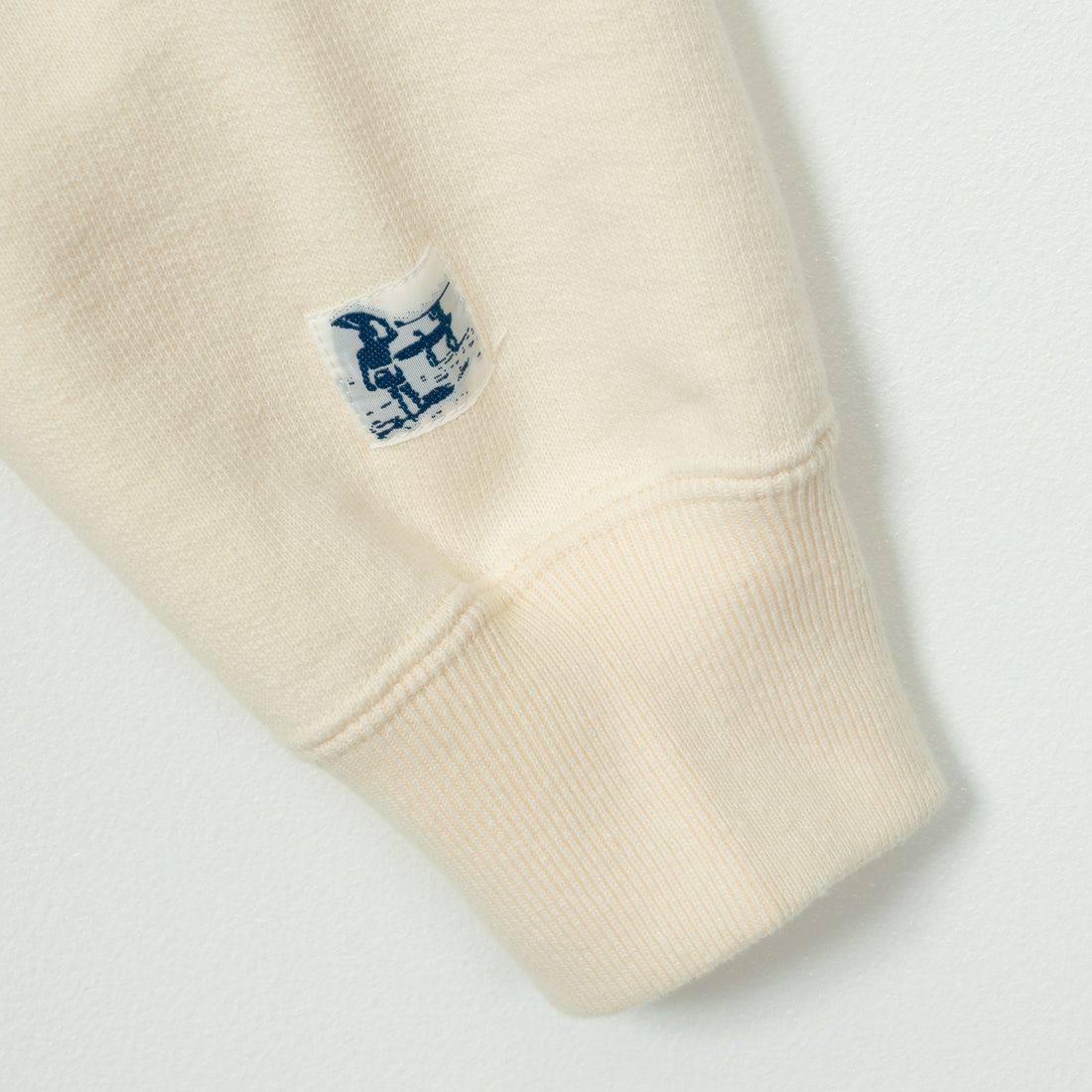 The Endless Summer [エンドレスサマー] 別注 BUHI フロッキーロゴプリント スウェットパーカー [FH-24774506-JF] 05 IVORY