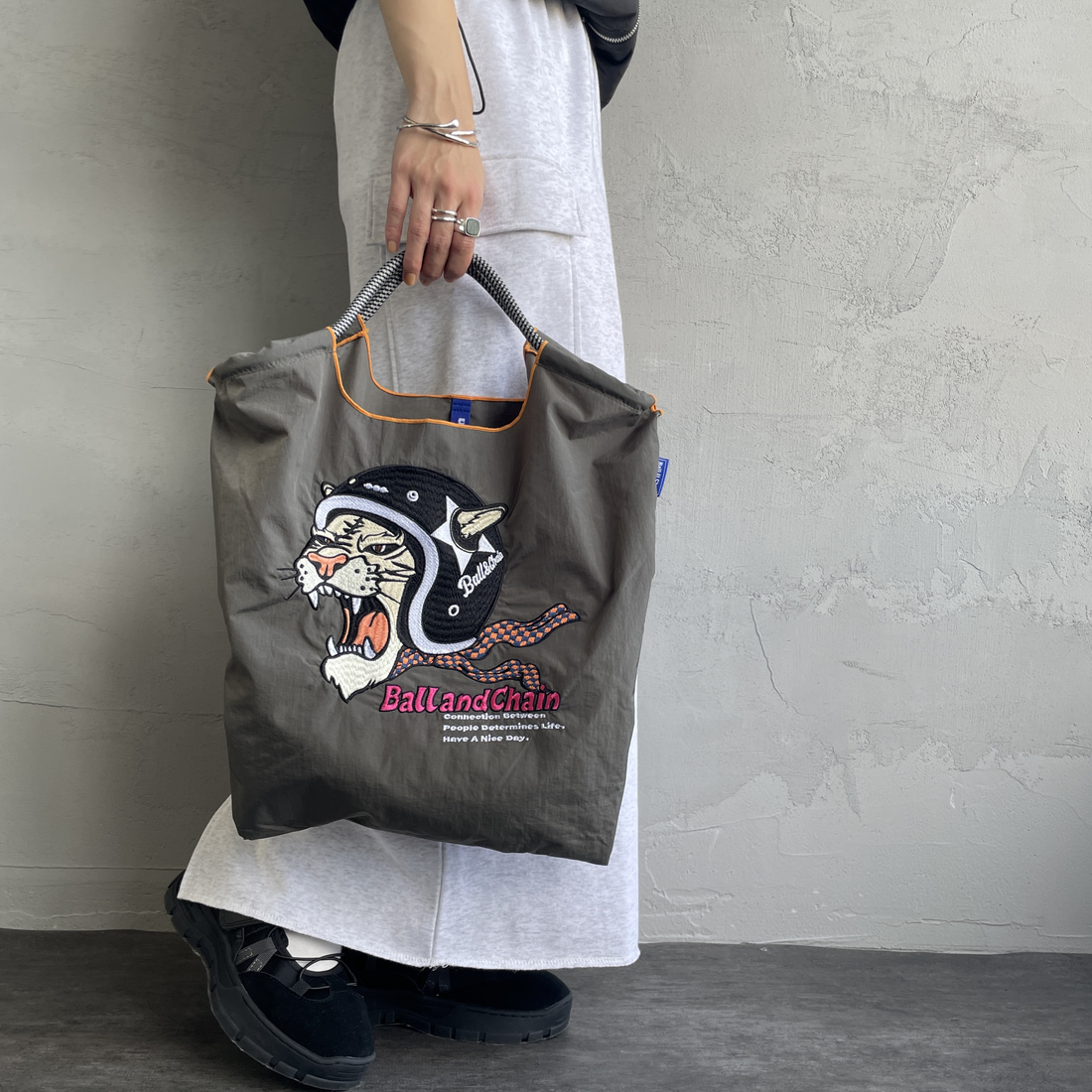 Ball&Chain [ボールアンドチェーン] エコバッグ H.TIGER [HTIGER  