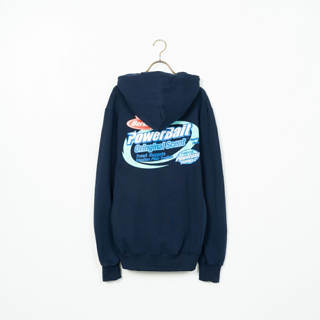 Berkley × RUSSELL ATHLETIC [バークレー × ラッセルアスレチック] 別注 バックプリント スウェットパーカー [RBK-24175IN-JF2] NAVY