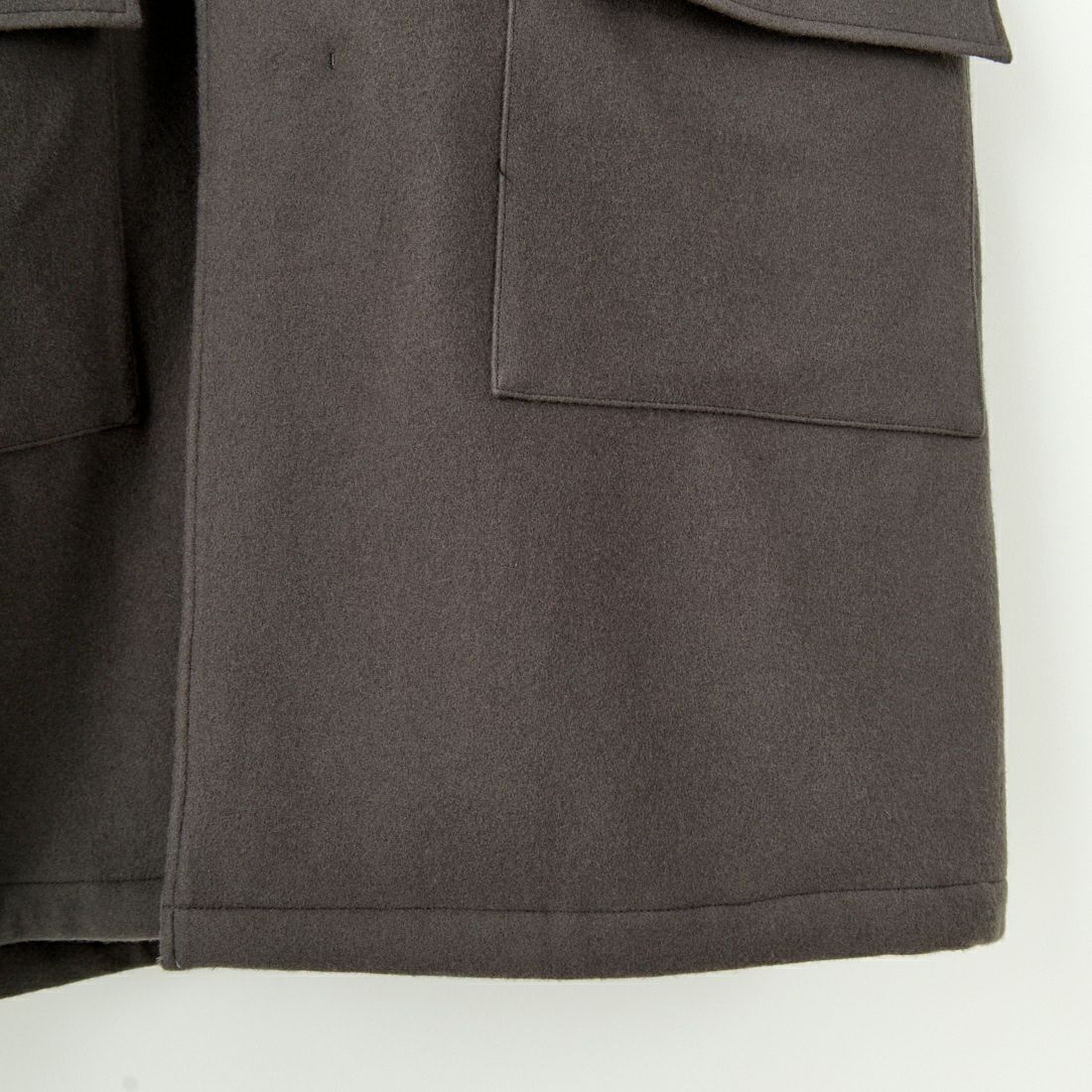 【24aw】STILLBYHAND スティルバイハンド ラムウールフードコート STILL BY HAND [スティルバイハンド] ラムウールフードコート