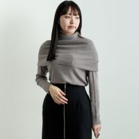 19 L.BEIGE&&モデル身長：167cm 着用サイズ：F&&