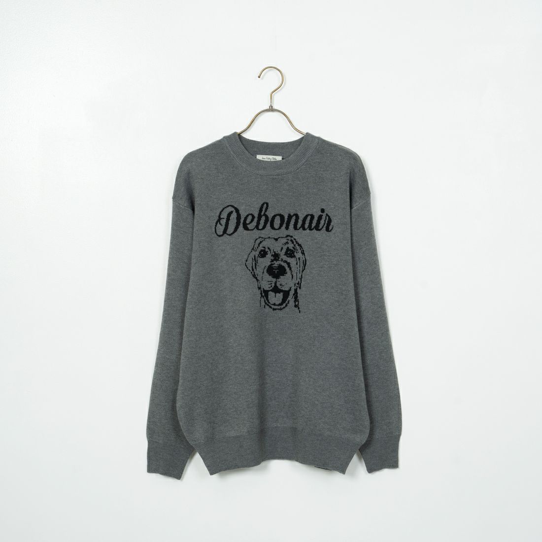 Jeans Factory Clothes [ジーンズファクトリークローズ] ダブルジャガードドックフェイスニット [JFC-244-068] GREY