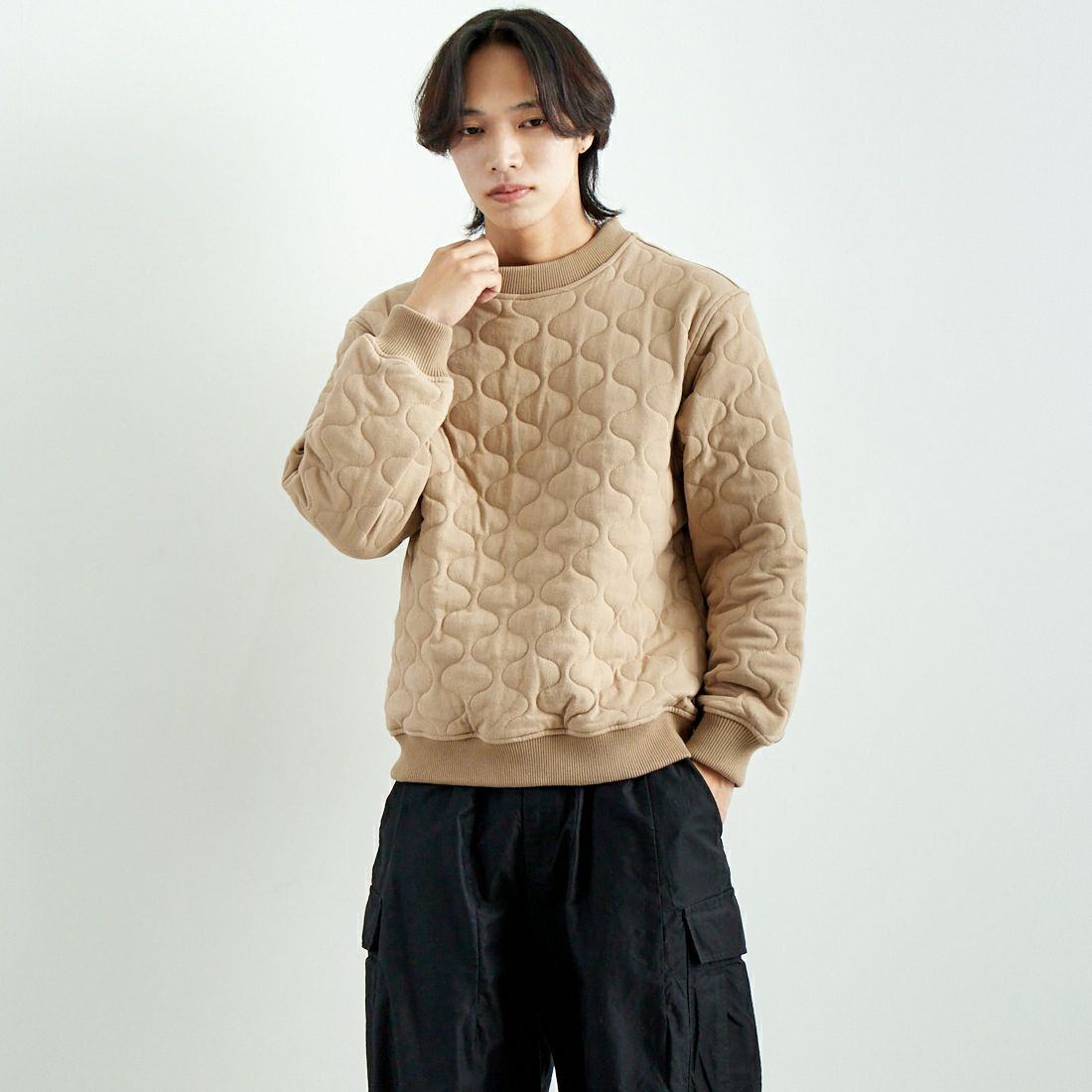 GREIGE&&モデル身長：179cm 着用サイズ：L&&