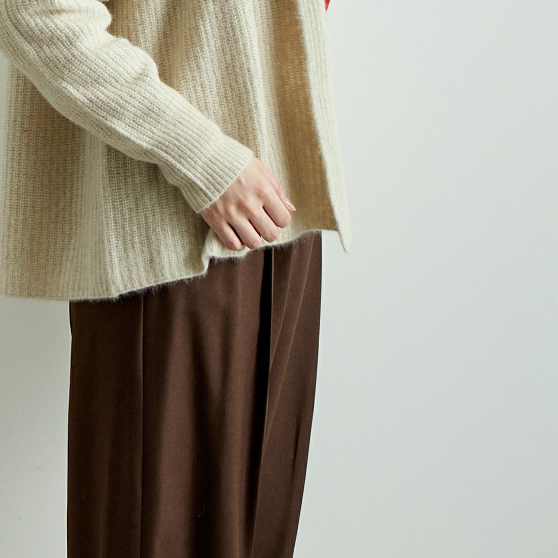 USINE [ユジーヌ] フォックス混ラメトッパーカーディガン [11243817] ｵﾌ