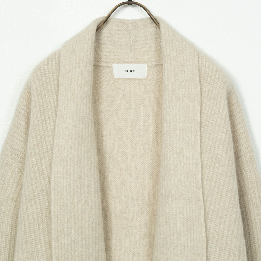 USINE [ユジーヌ] フォックス混ラメトッパーカーディガン [11243817] ｵﾌ