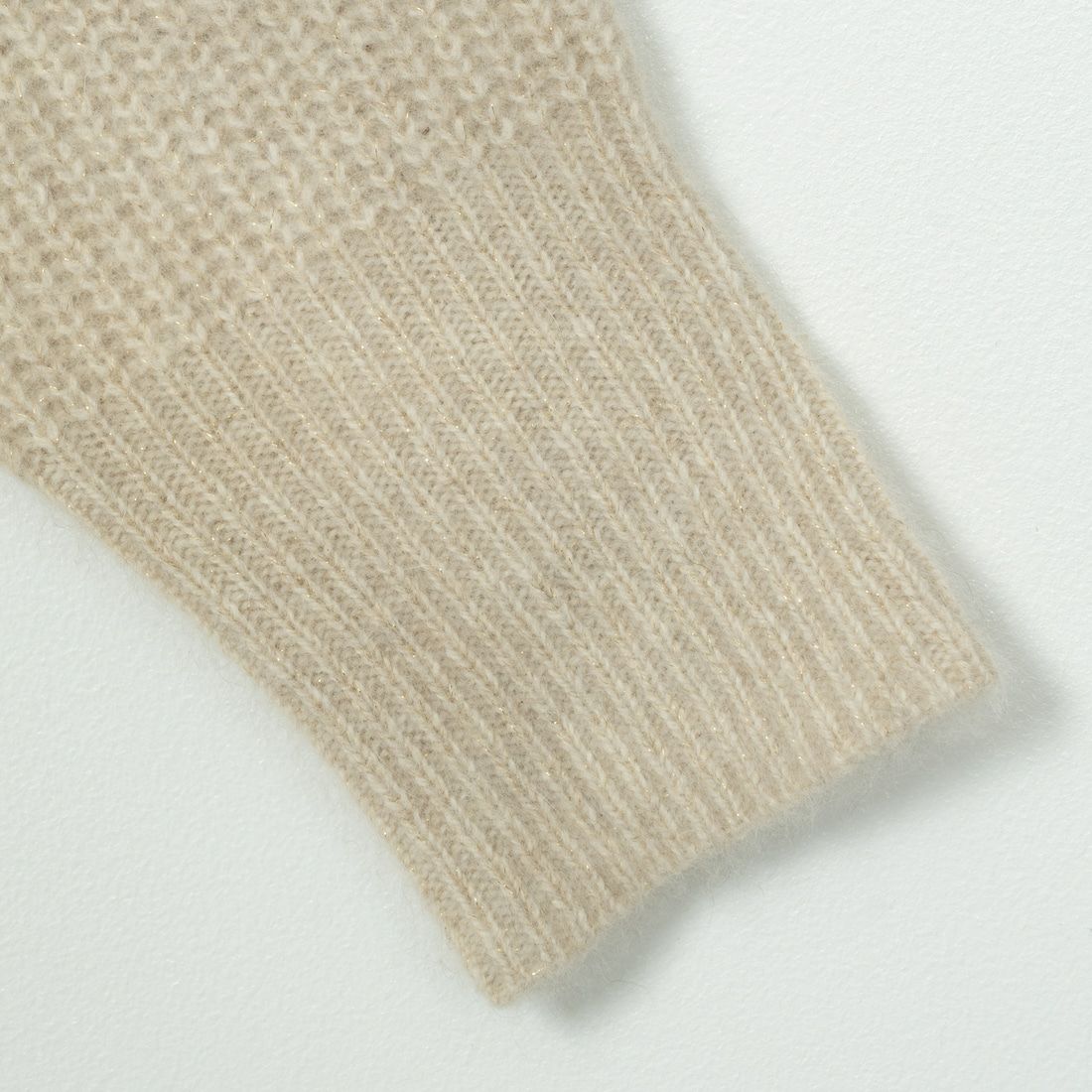 USINE [ユジーヌ] フォックス混ラメトッパーカーディガン [11243817] ｵﾌ