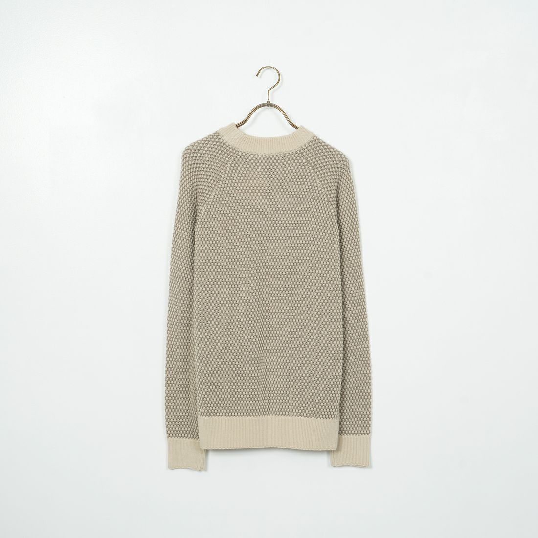gim × JEANSFACTORY [ジム × ジーンズファクトリー] ウォッシャブルポップコーン編みクルーネックニット [24527589] 303 ｴｸﾘｭ