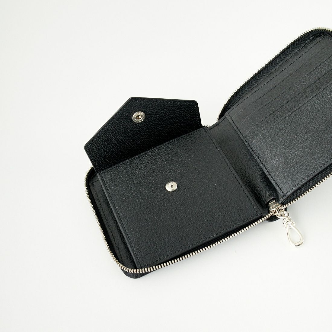 XOLO JEWELRY [ショロジュエリー] ラウンドジップウォレット [XOW002-BLK] BLK