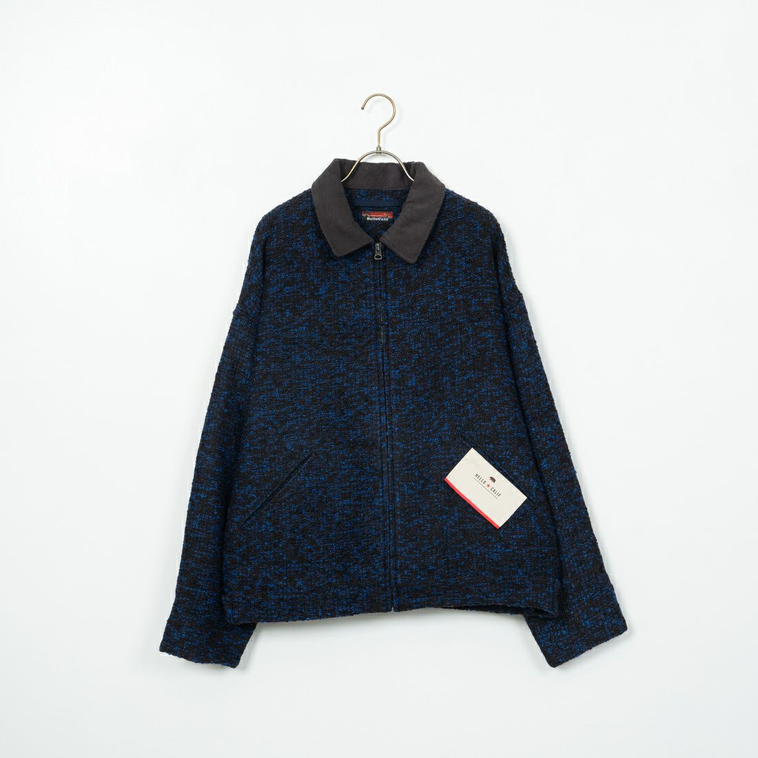 HELLO CALIF [ハローカリフ] リングヤーンショートワークジャケット [HC-244-073] 530 BLUE