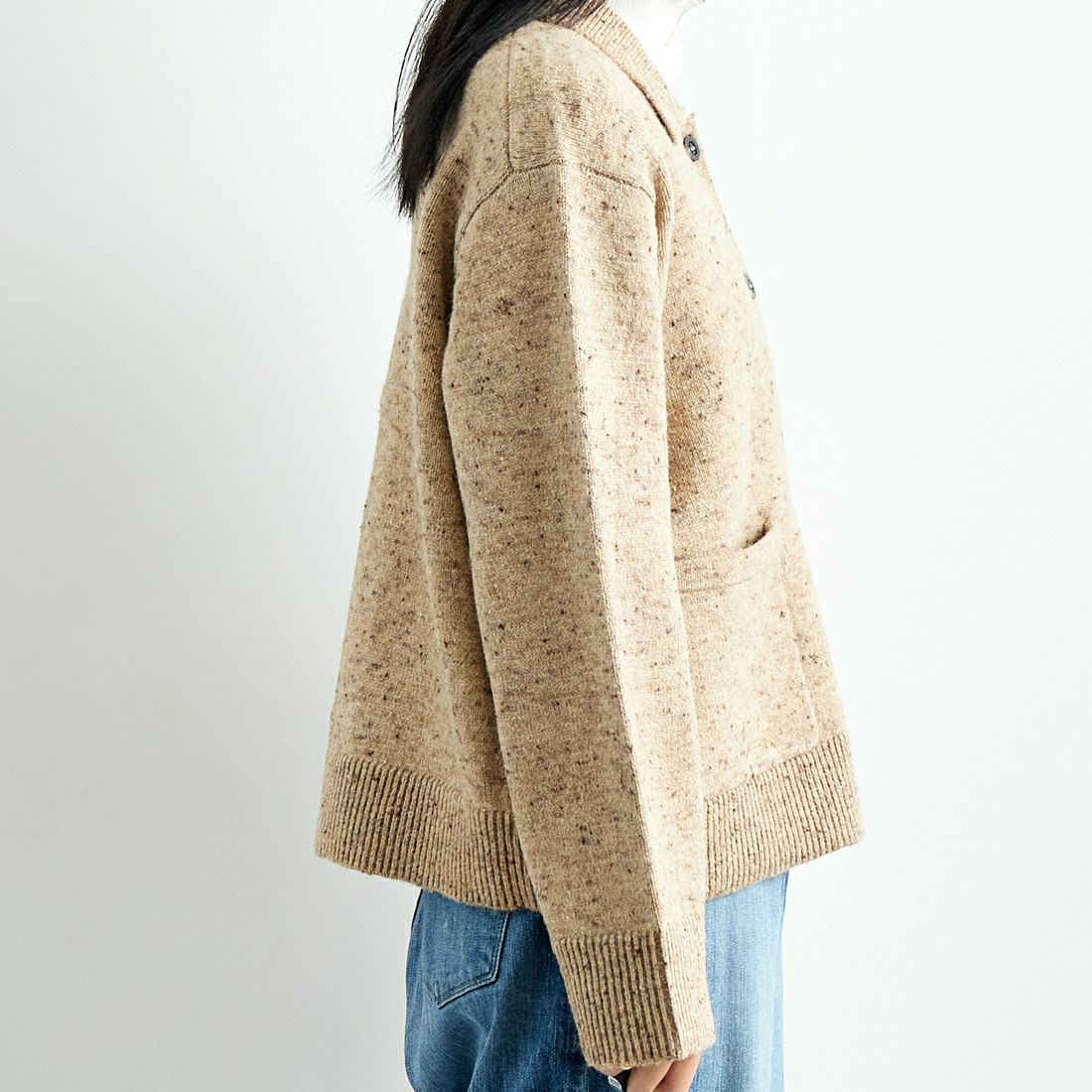 TORRAZZO DONNA [トラッゾドンナ] ネップミックスニット [6257-678] 43 BEIGE