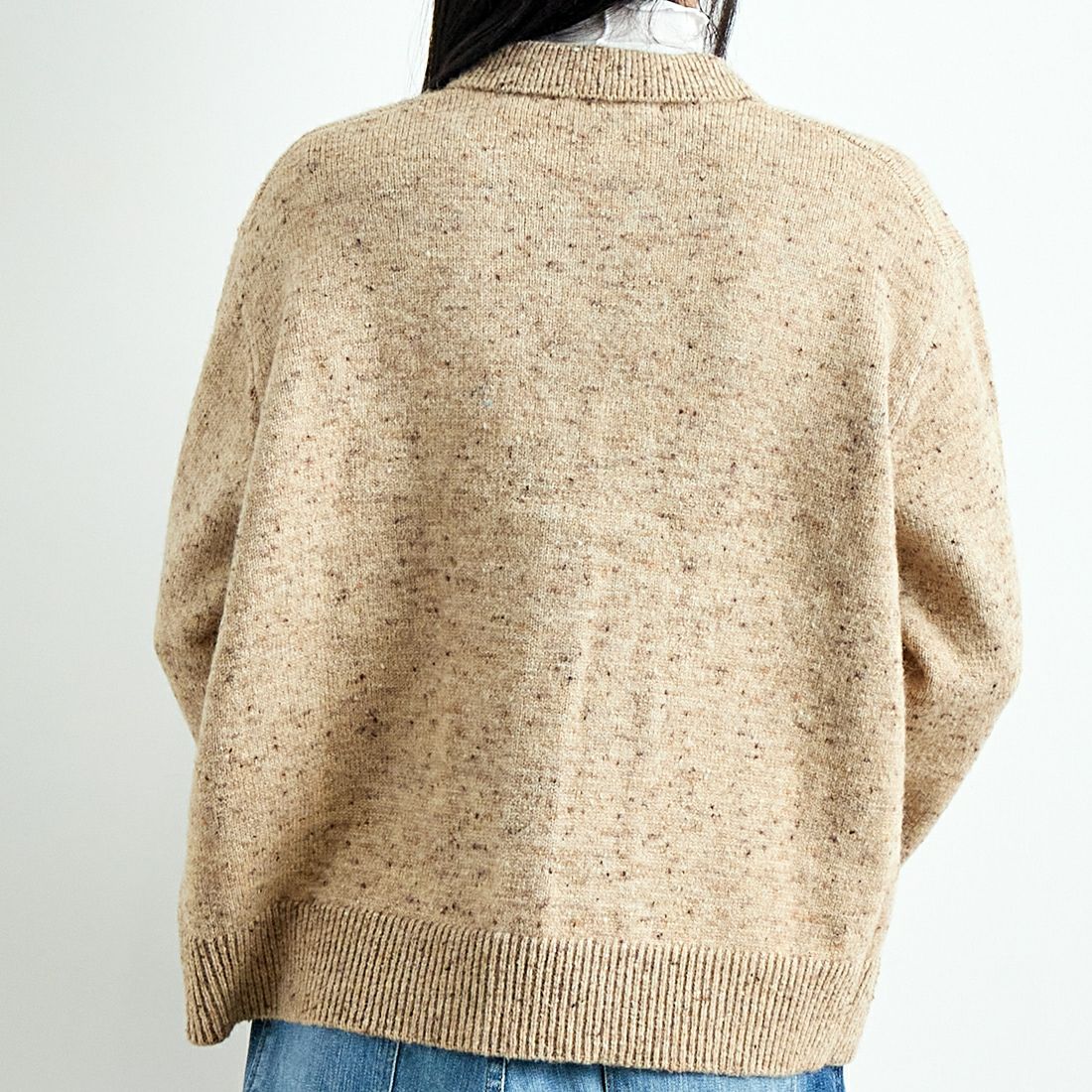TORRAZZO DONNA [トラッゾドンナ] ネップミックスニット [6257-678] 43 BEIGE