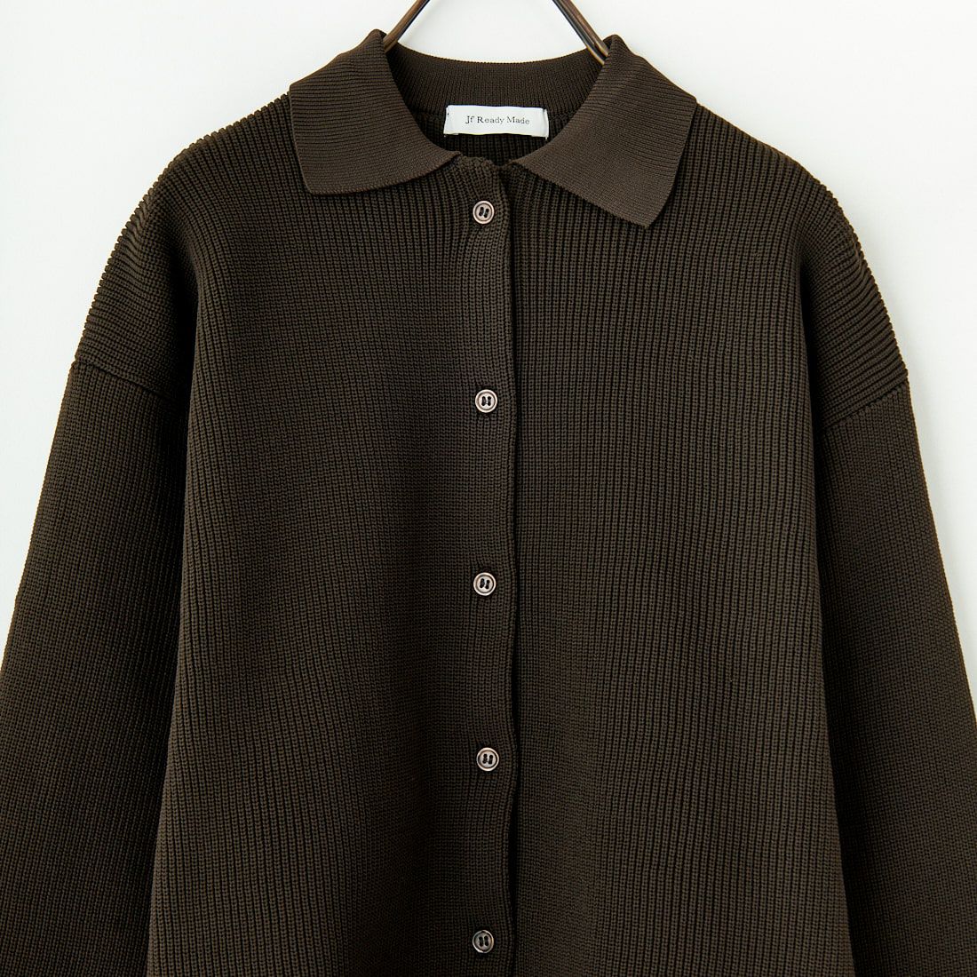 Jf Ready Made [ジェイエフレディメイド] ニットシャツ [724807] BROWN