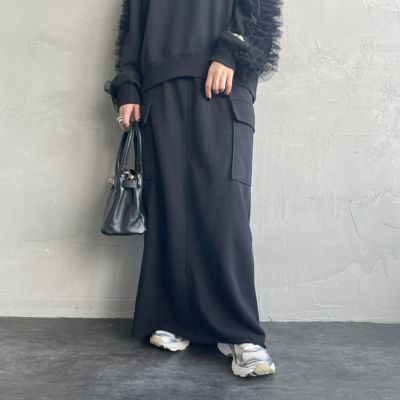 09 BLACK&&モデル身長：150cm 着用サイズ：F&&