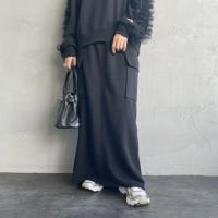 09 BLACK&&モデル身長：150cm 着用サイズ：F&&