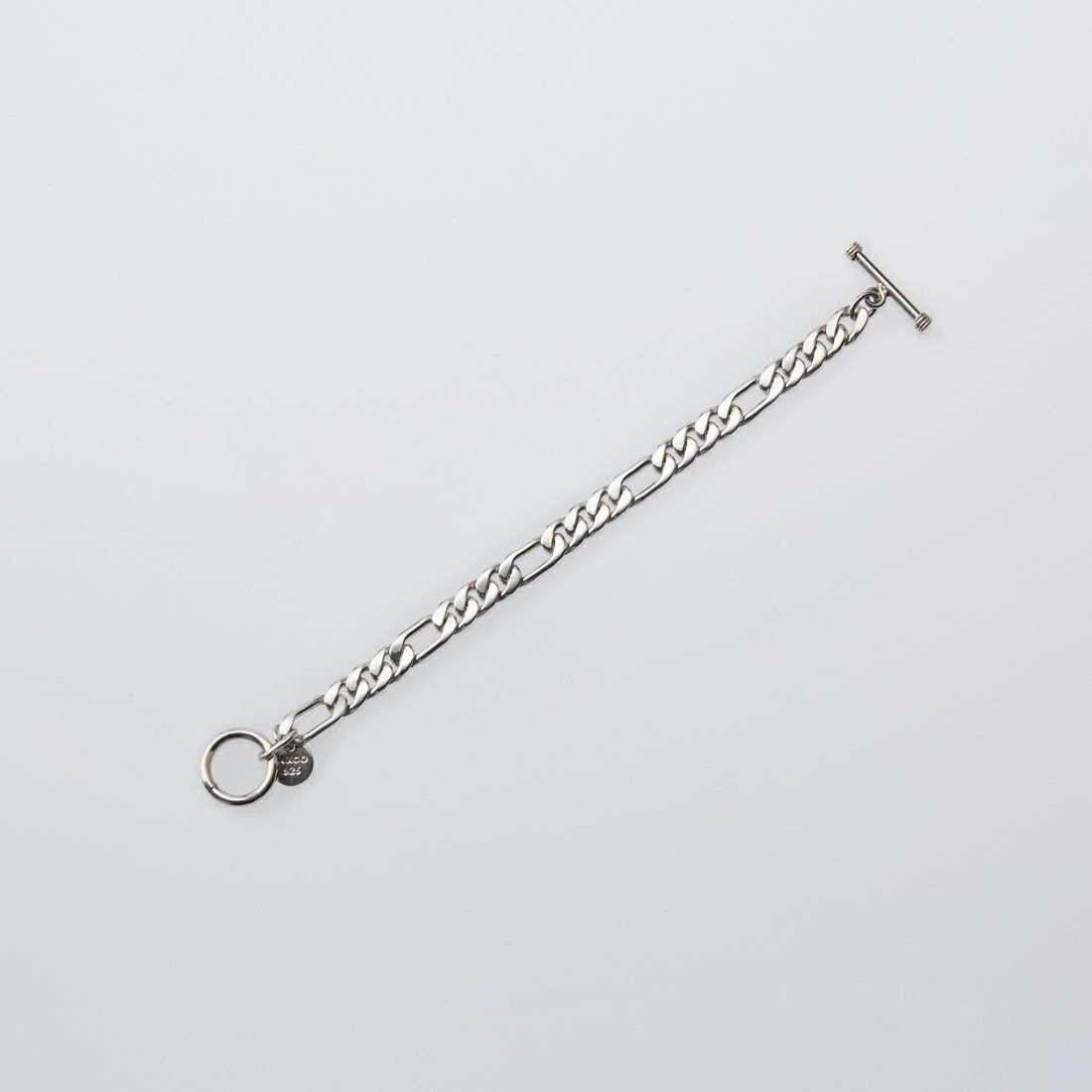 XOLO JEWELRY [ショロジュエリー] FIGARO LINK 8mmブレスレット [XOB006-19] SILVER