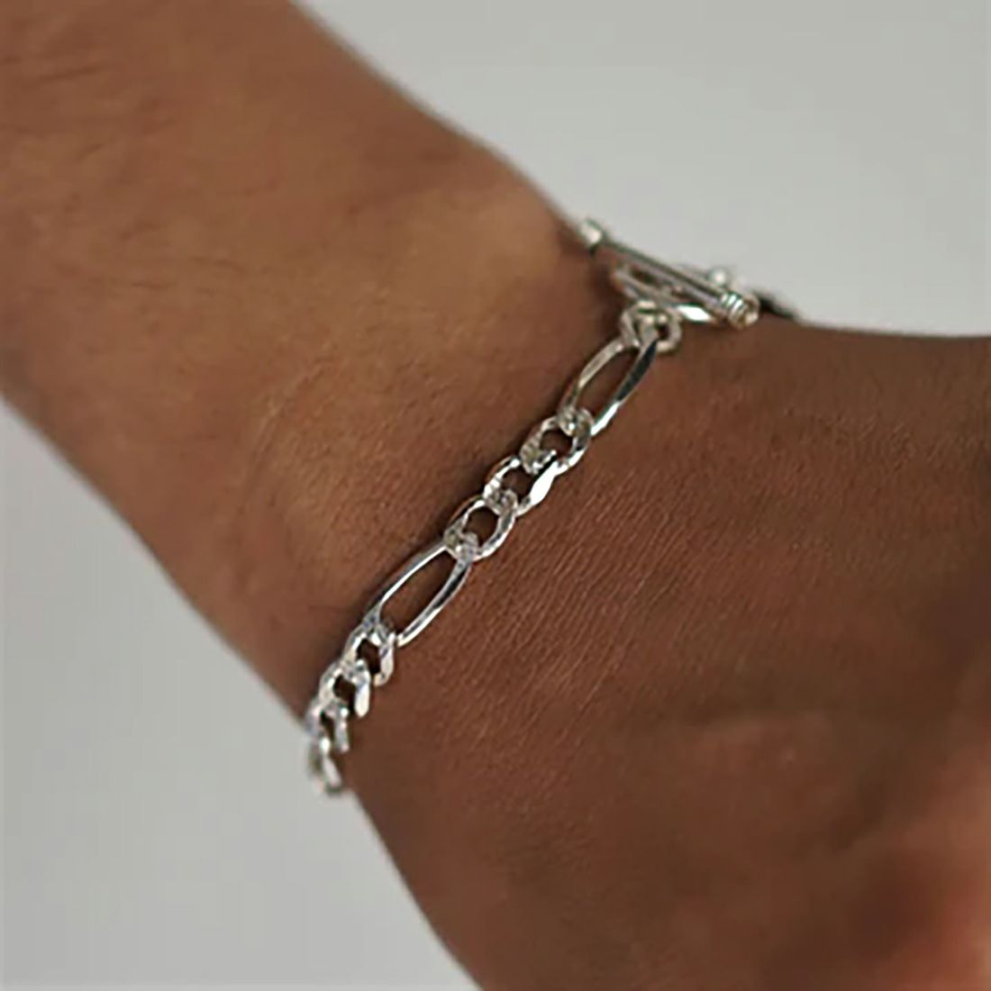 XOLO JEWELRY [ショロジュエリー] FIGARO LINK 8mmブレスレット [XOB006-19] SILVER