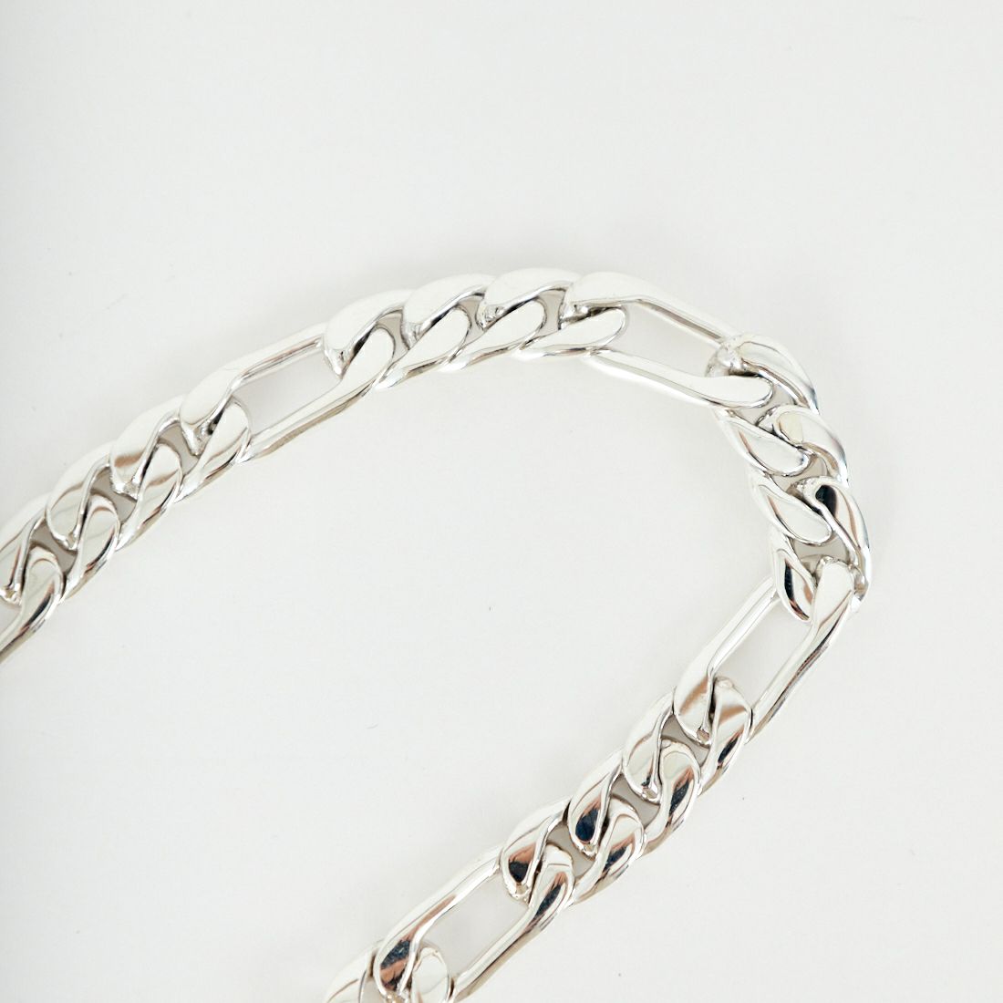 XOLO JEWELRY [ショロジュエリー] FIGARO LINK 8mmブレスレット [XOB006-19] SILVER