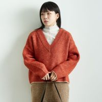 ﾀﾞｰｸｵﾚﾝｼﾞ&&モデル身長：167cm 着用サイズ：F&&