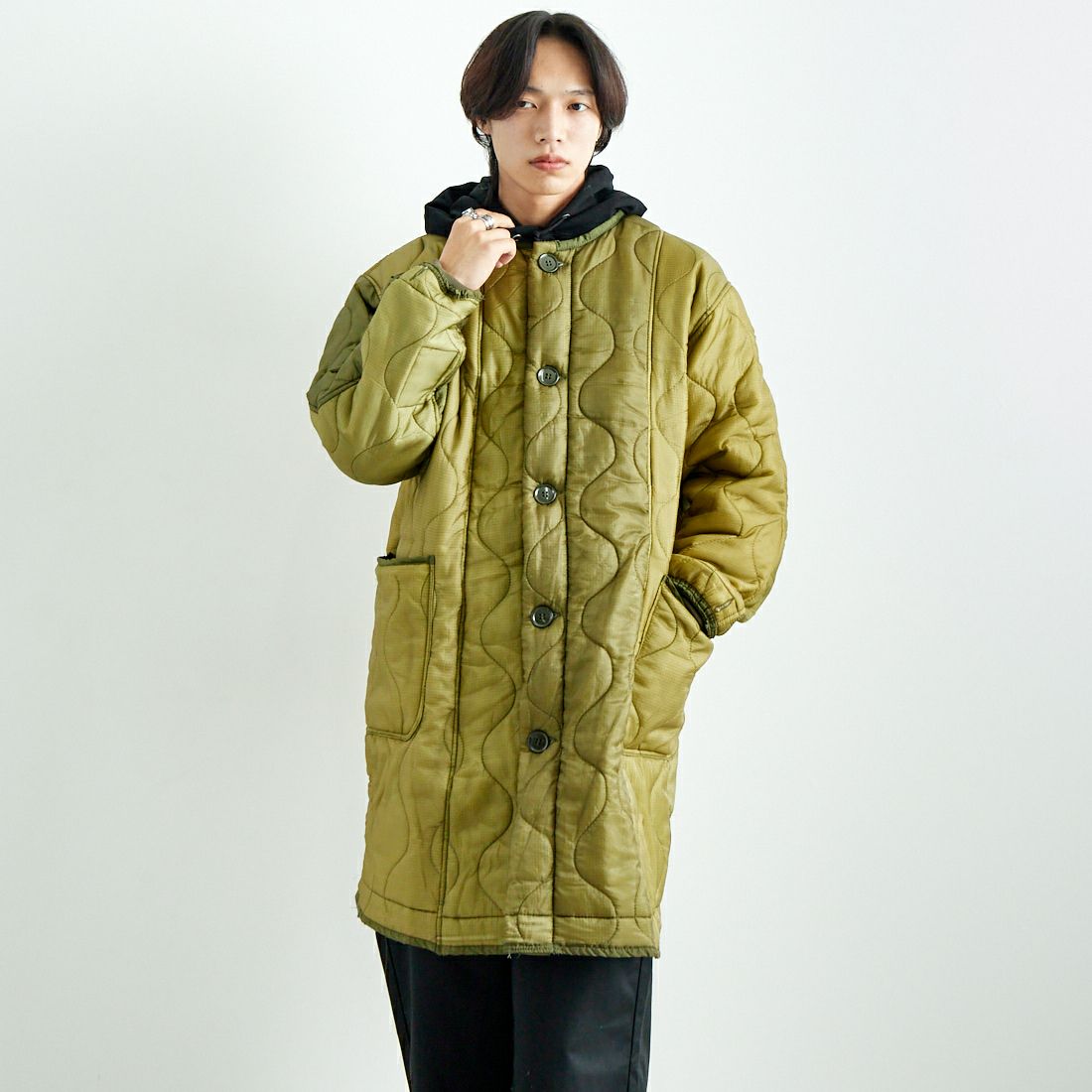 OLIVE&&モデル身長：179cm 着用サイズ：ONE SIZE&&