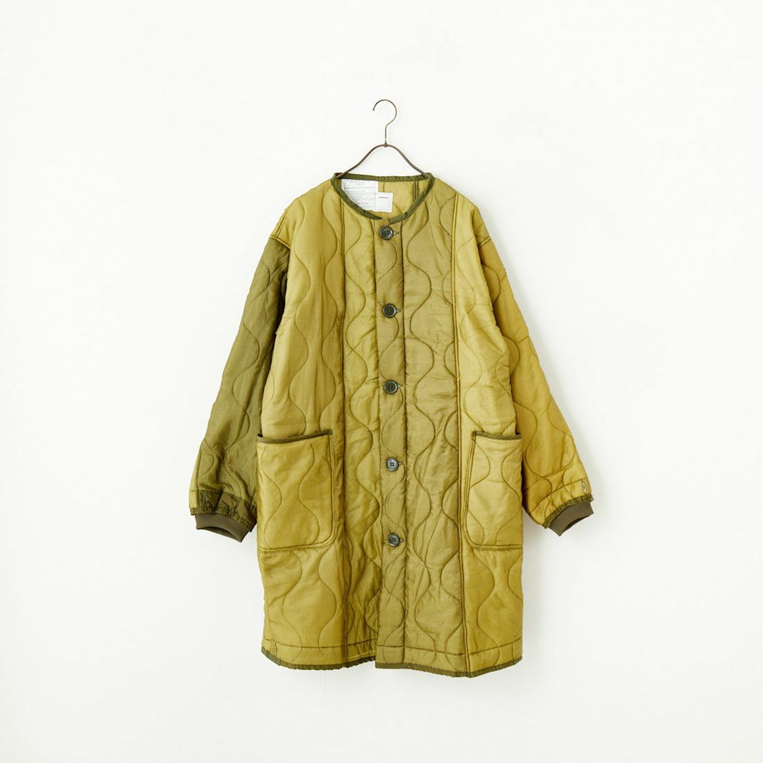 ODDMENT [オッドメント] キルティングロングコート [QUILTING-COAT] OLIVE