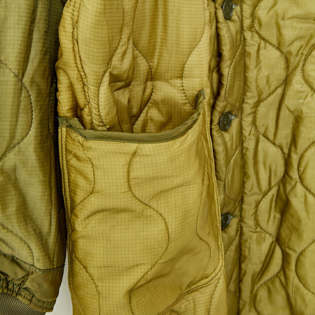 ODDMENT [オッドメント] キルティングロングコート [QUILTING-COAT] OLIVE