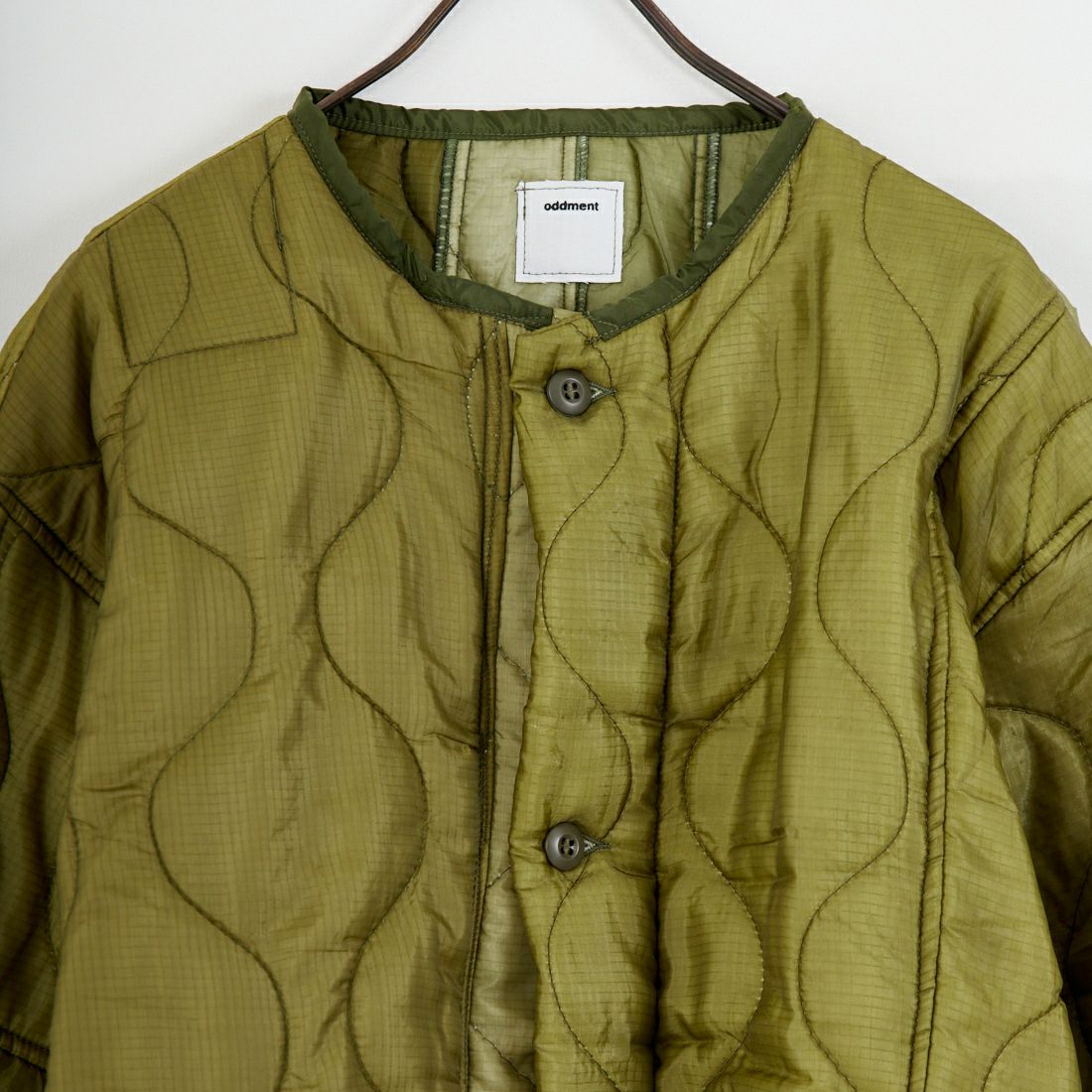 ODDMENT [オッドメント] キルティングショートジャケット [QUILTING-SHORT-JKT] OLIVE