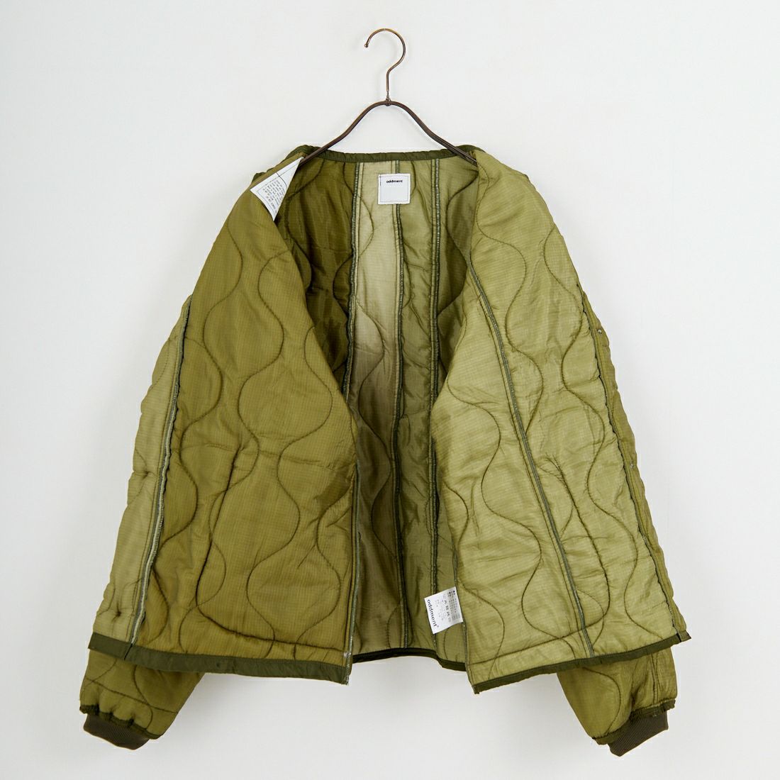 ODDMENT [オッドメント] キルティングショートジャケット [QUILTING-SHORT-JKT] OLIVE