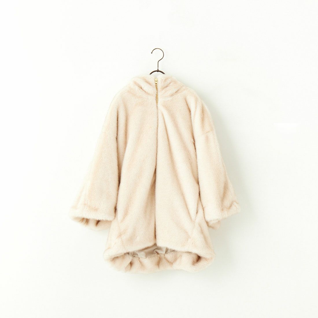 Jeans Factory Clothes [ジーンズファクトリークローズ] ミンク調ファーフードジャケット [VP-2219] IVORY