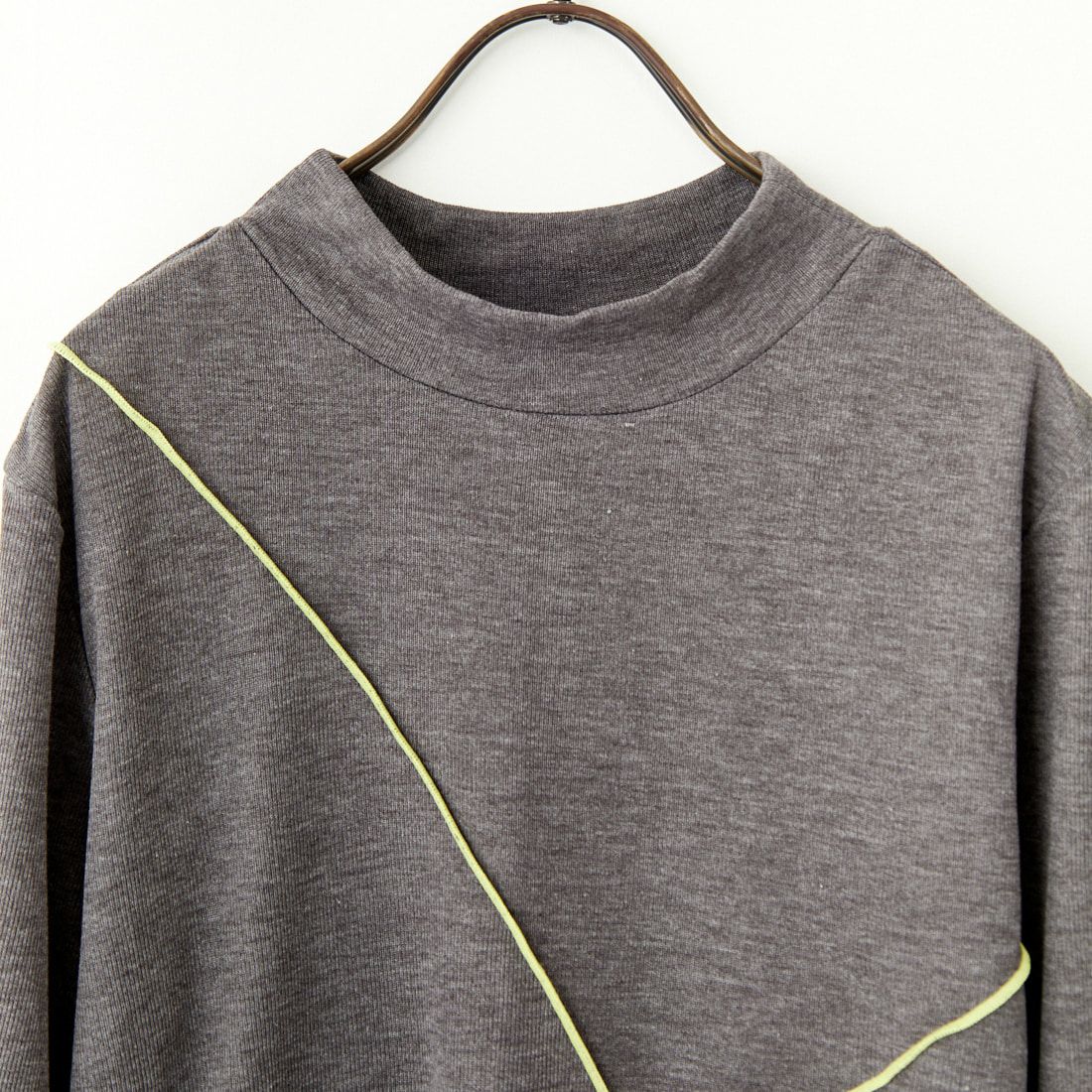 Jf Ready Made [ジェイエフレディメイド] 2WAY配色ラインインナー [999-22108] ﾓｸｸﾞﾚｰ/ﾗｲﾑ