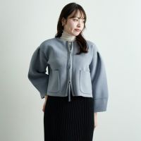 06 ｸﾞﾚｰ&&モデル身長：167cm 着用サイズ：F&&
