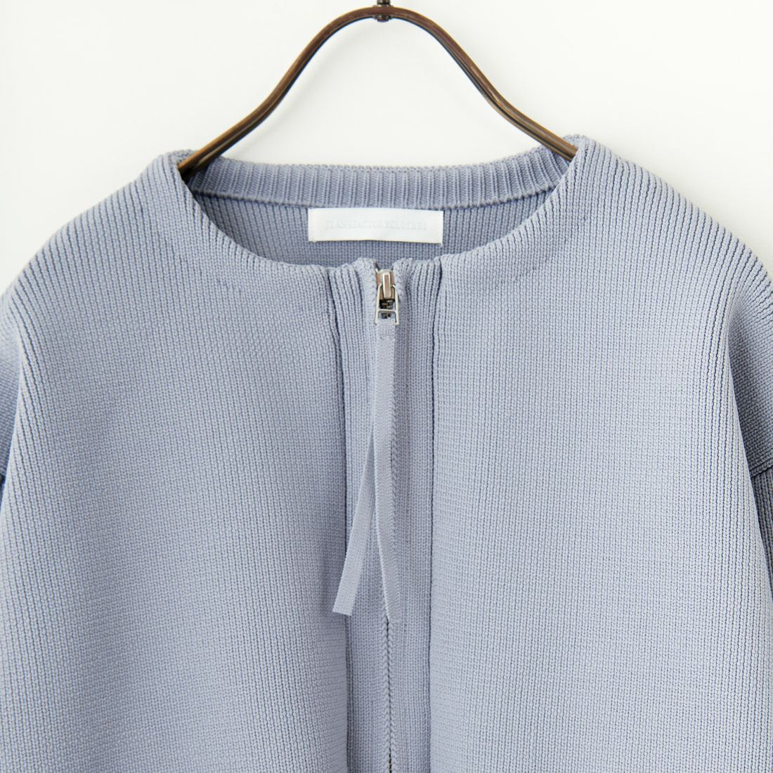 Jeans Factory Clothes [ジーンズファクトリークローズ] ランタンスリーブニットブルゾン [998-17535] 06 ｸﾞﾚｰ