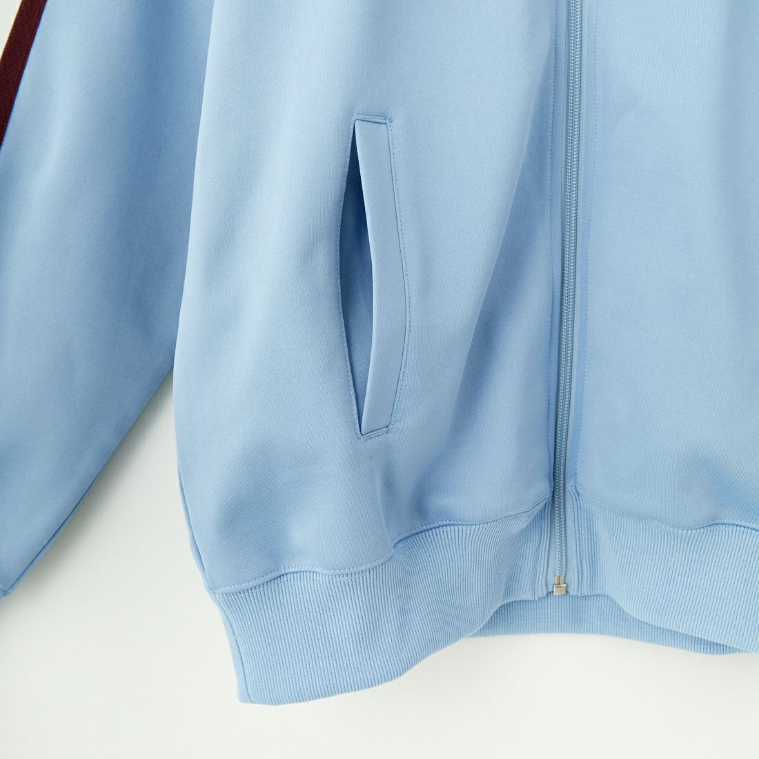 FRED PERRY [フレッドペリー] 別注 配色ライントラックジャケット [FPM-24A-025-JF] SKY/OXBLOO