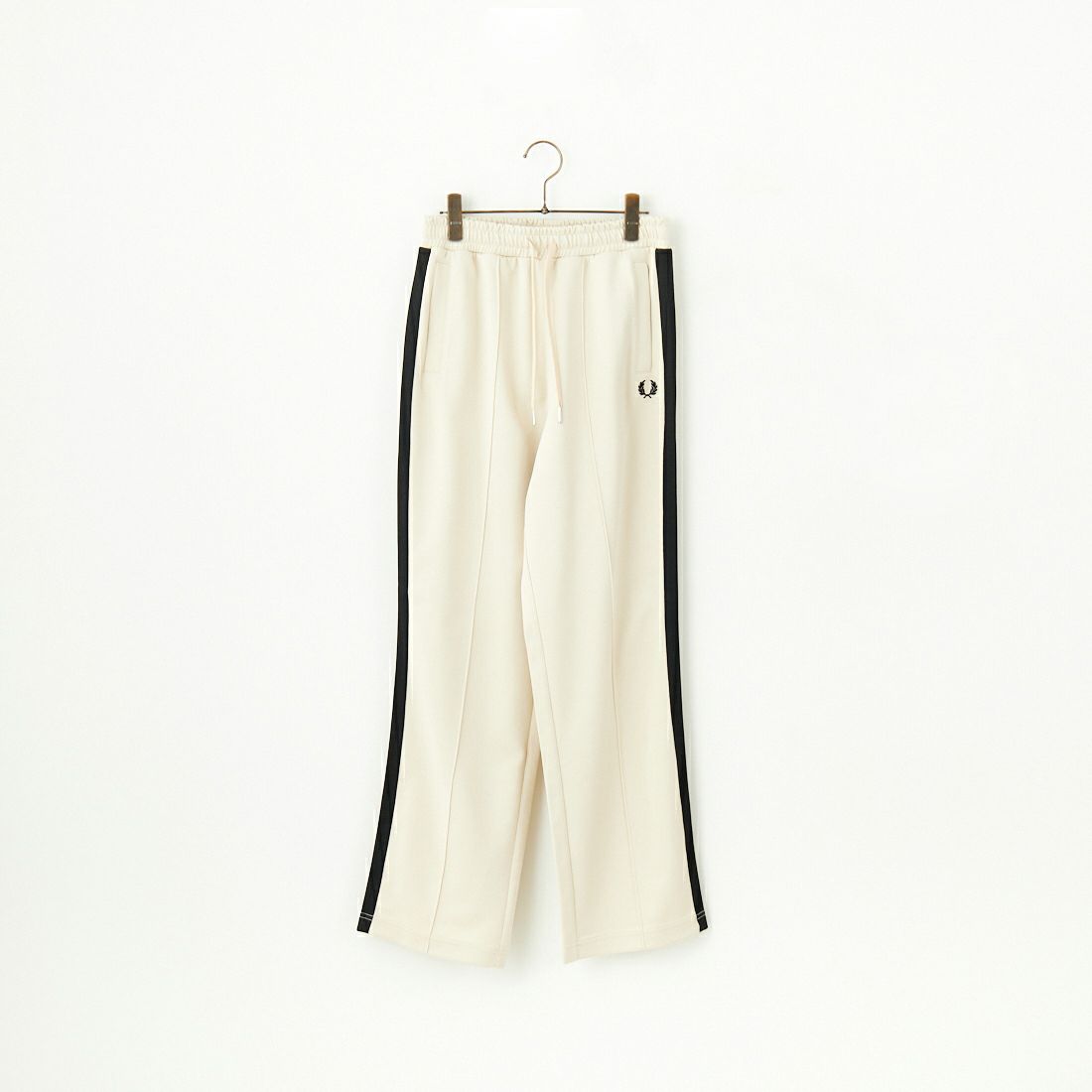 FRED PERRY [フレッドペリー] 別注 配色ライントラックパンツ [FPM-24A-026-JF] OAT/BLK