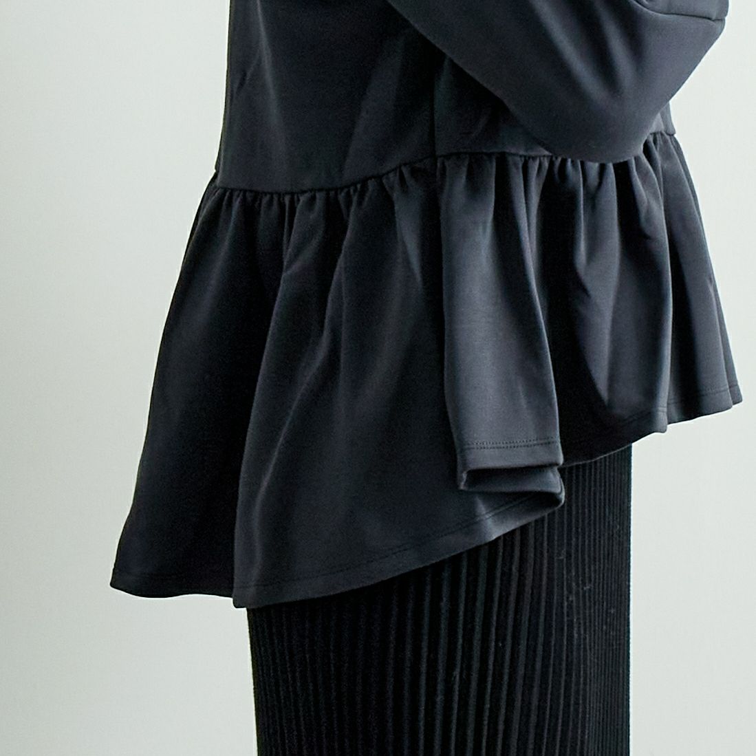 Jeans Factory Clothes [ジーンズファクトリークローズ] ダンボールニットスタンドブルゾン [7645518] C.GRAY