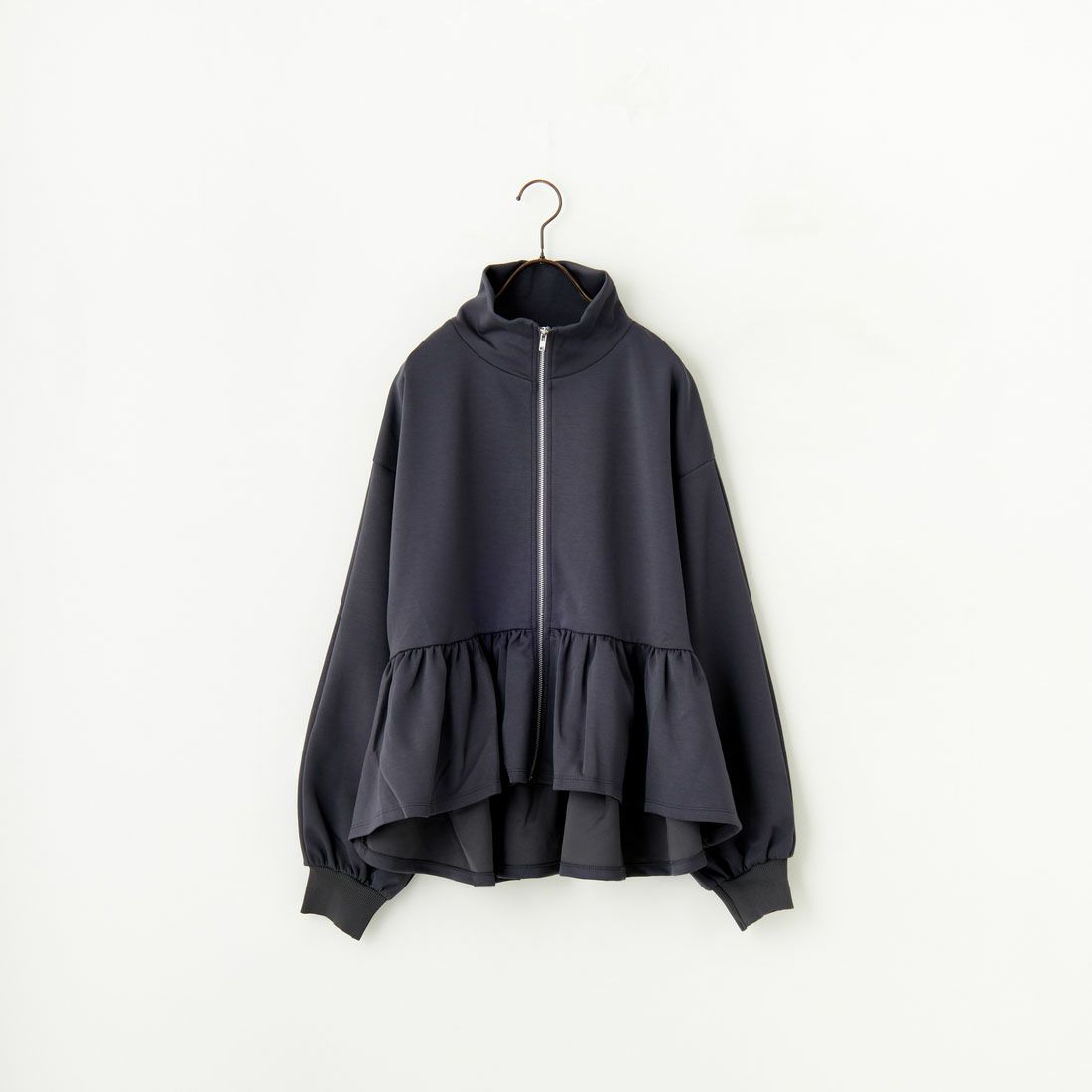 Jeans Factory Clothes [ジーンズファクトリークローズ] ダンボールニットスタンドブルゾン [7645518] C.GRAY