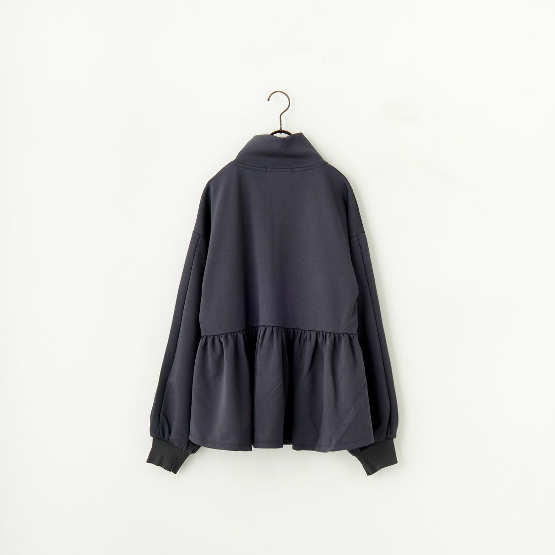 Jeans Factory Clothes [ジーンズファクトリークローズ] ダンボールニットスタンドブルゾン [7645518] C.GRAY