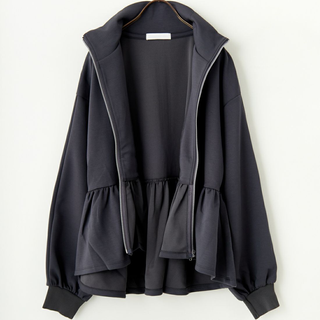 Jeans Factory Clothes [ジーンズファクトリークローズ] ダンボールニットスタンドブルゾン [7645518] C.GRAY