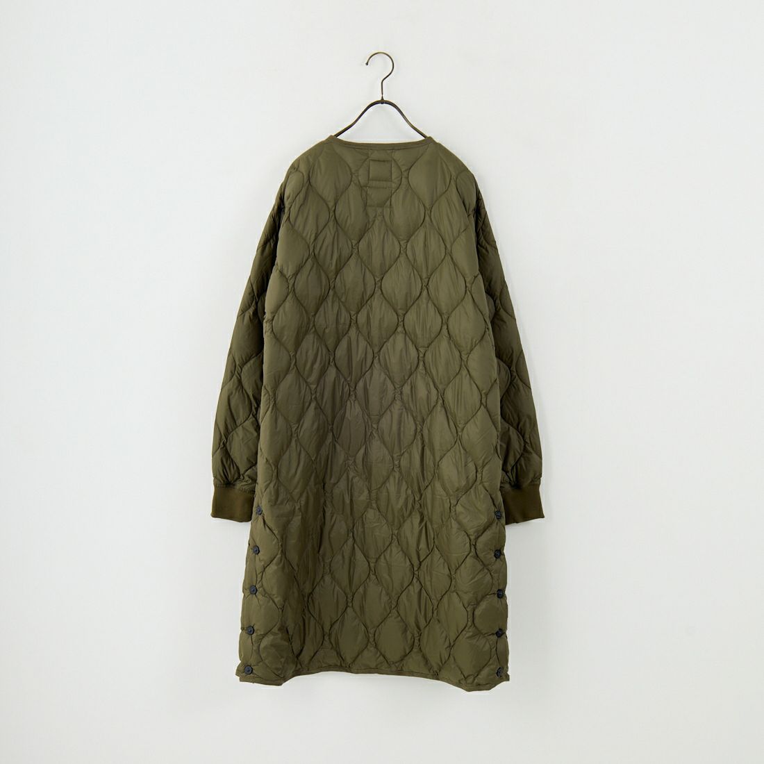 TAION [タイオン] MILITARY ソフトシェル オーバーサイズダウンコート [TAION-W104LSBPML-1-L] D.OLIVE