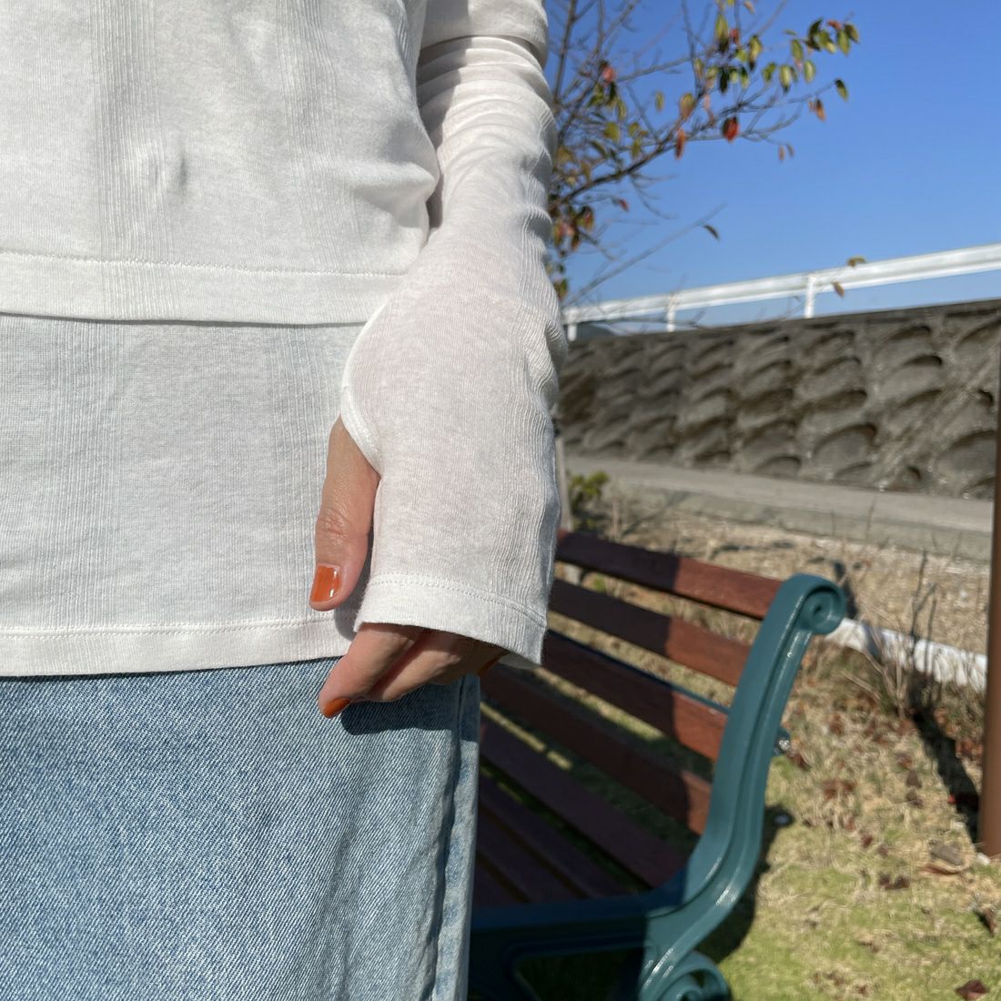 Robert P.Miller [ロバートピーミラー] 別注 2ピース タンクトップレイヤードシアーカットソー [RM251-1151IN-JF] OFF WHITE
