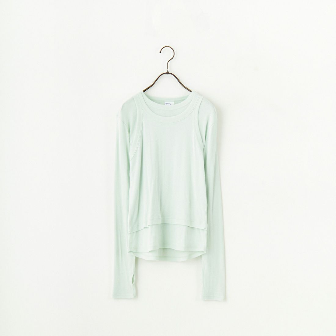 Robert P.Miller [ロバートピーミラー] 別注 2ピース タンクトップレイヤードシアーカットソー [RM251-1151IN-JF] MELON