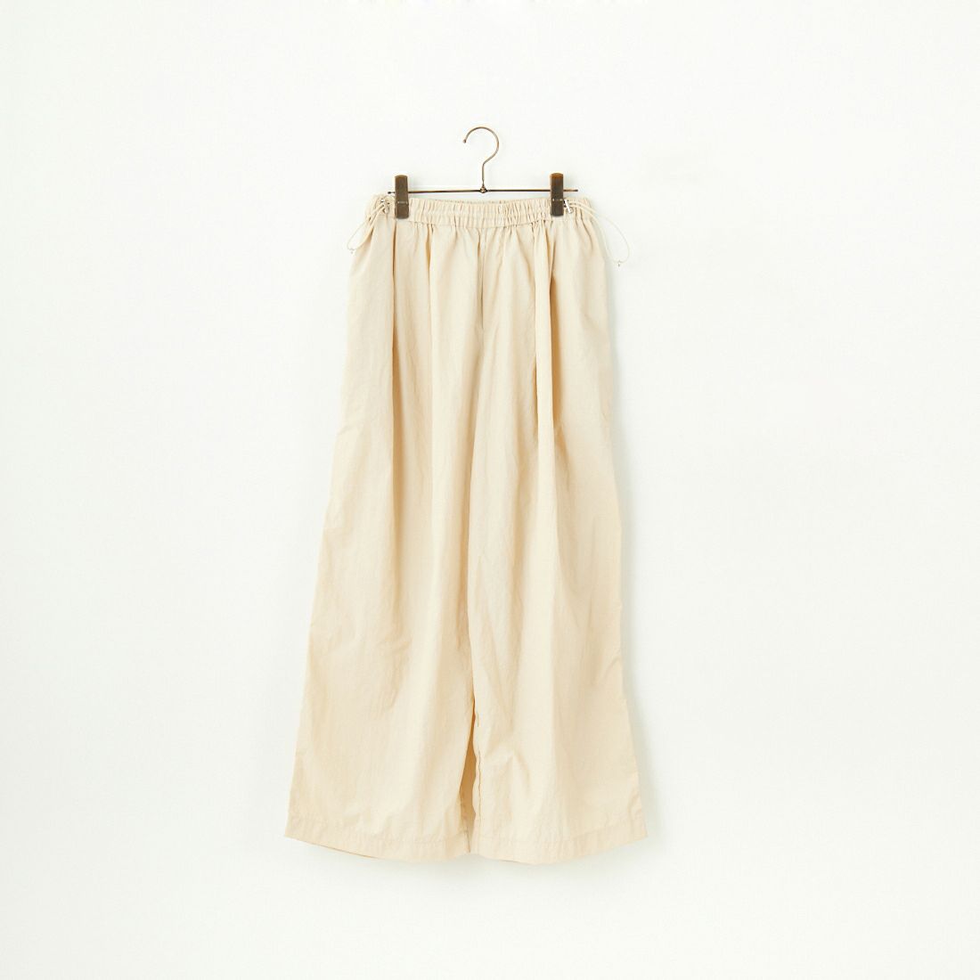 Jeans Factory Clothes [ジーンズファクトリークローズ] ドローコードナイロンワイドパンツ [IN12-PT-5] ﾍﾞｰｼﾞｭ