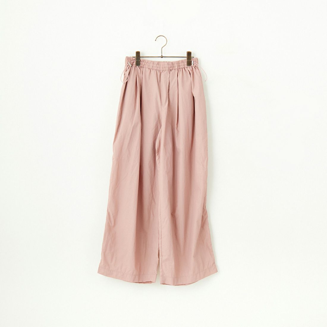 Jeans Factory Clothes [ジーンズファクトリークローズ] ドローコードナイロンワイドパンツ [IN12-PT-5] ﾋﾟﾝｸ