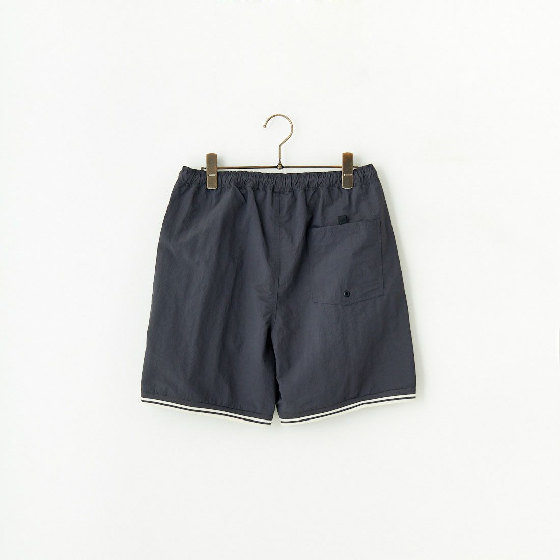 FRED PERRY [フレッドペリー] 別注 ワンポイントロゴ刺繍ショートパンツ [FPM-25S-001-JF] GRY/OAT