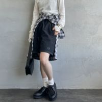 BLK/GRN&&モデル身長：150cm 着用サイズ：XS&&