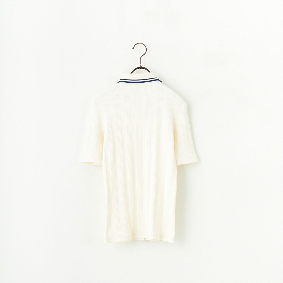 FRED PERRY [フレッドペリー] 別注 ツインティップライン リブポロシャツ [FPW-25S-009-JF] ECR/BLU